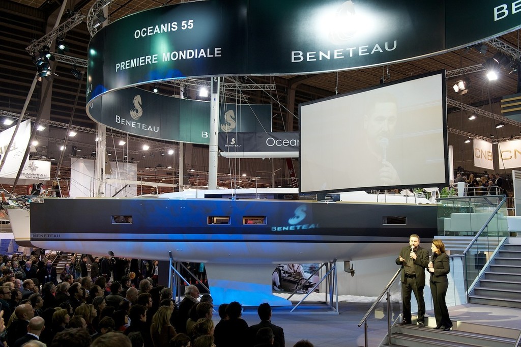 BENETEAU. Salon nautique. <br />
Paris,7 décembre 2012.   © Beneteau http://www.beneteau.com/
